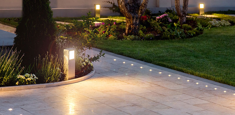 Yard lighting installation and maintenance.